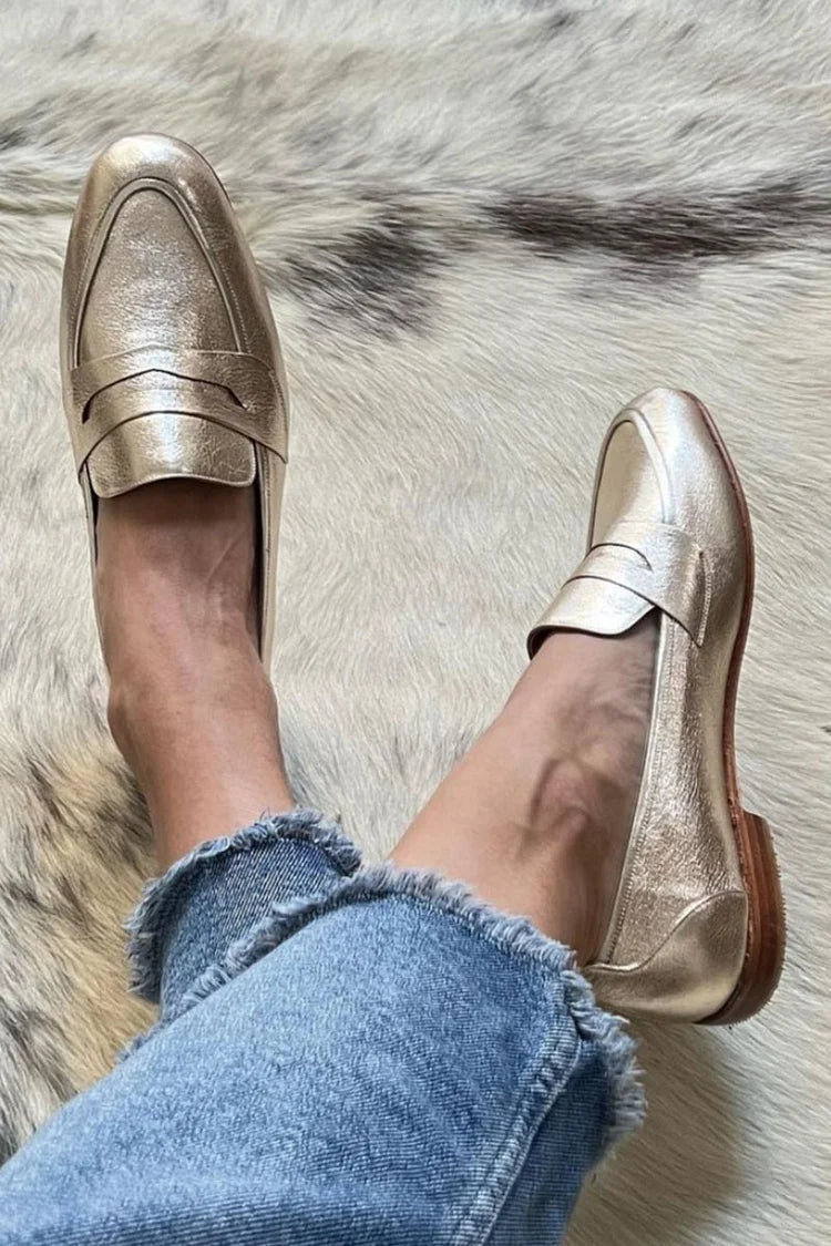 Camélia | Mocasines Metalizados