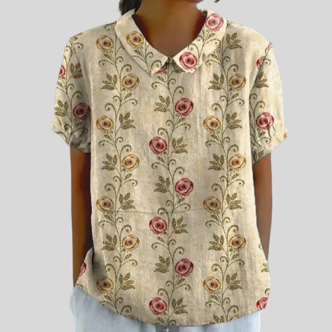 Amélie | Blusa Rosas Clásicas