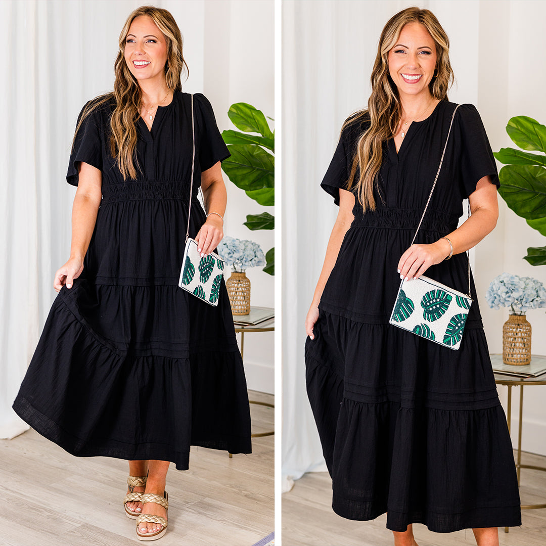 Vestido Deseame Alegría, Negro