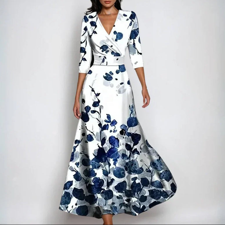 Sanne™ - Vestido cómodo con mangas tres cuartos