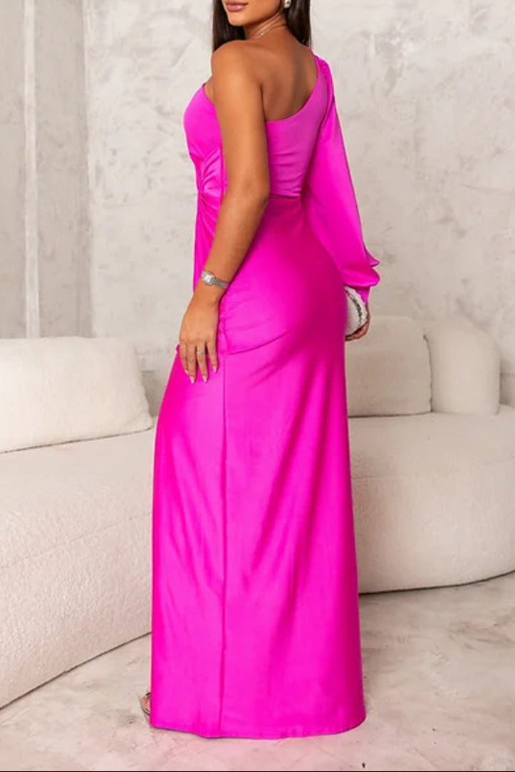 Riley™ - Vestido de Noche de Un Hombro