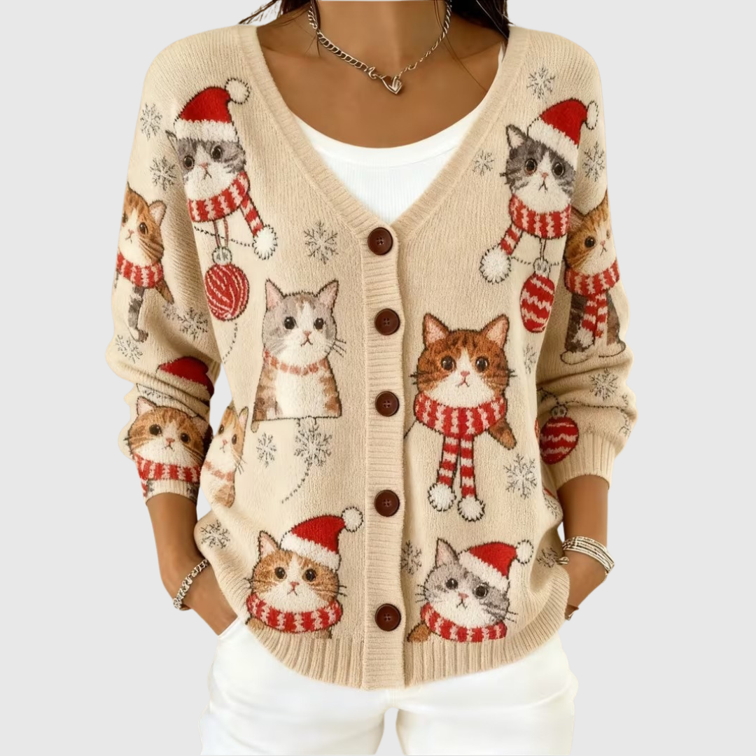Philippine | Cardigan Gatos Festivos