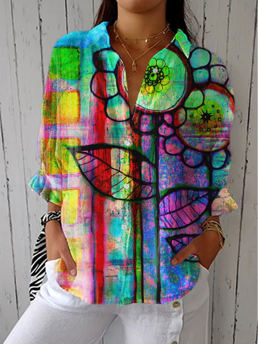 Noélie | Blusa Abstracta Creativa