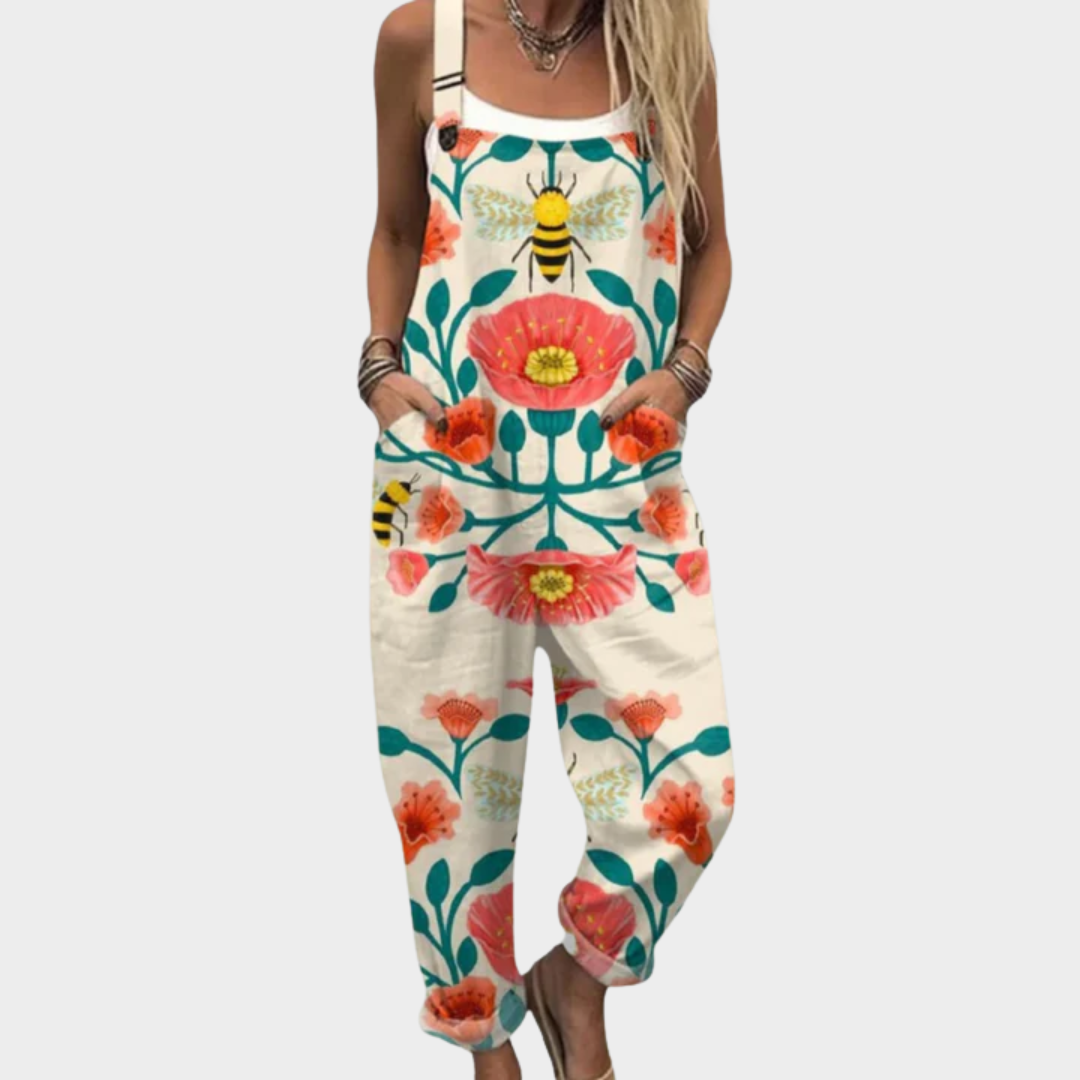 Cómoda Pantalón de Tirantes Impreso