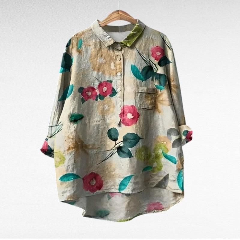 Solène | Blusa Floral Elegante