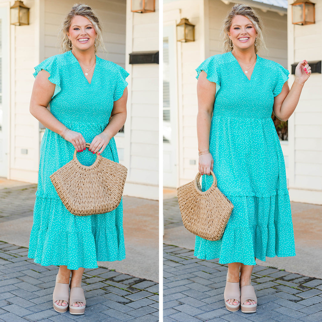 Vestido Soñando Contigo y Conmigo, Verde Agua