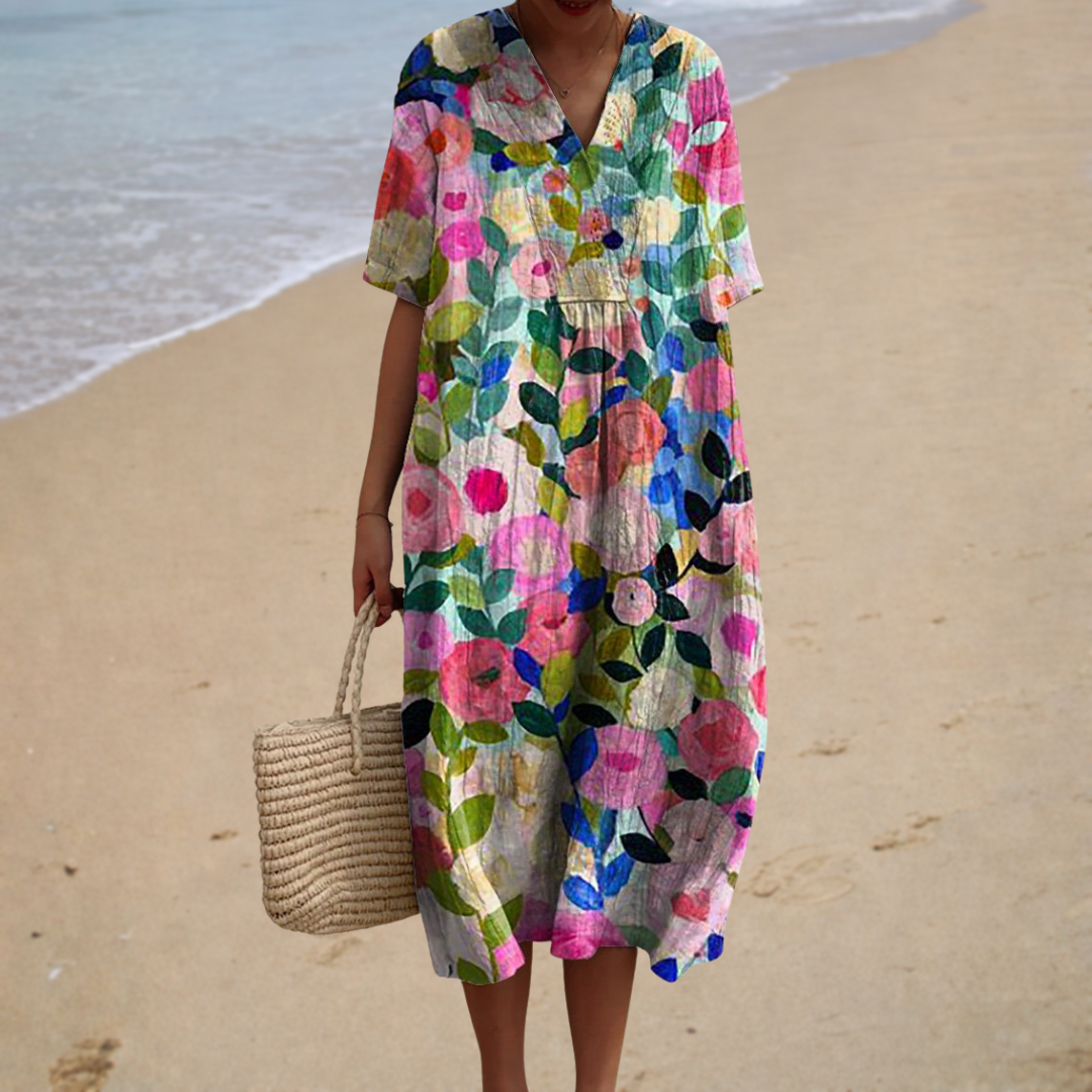 Célestine | Vestido Largo Floral