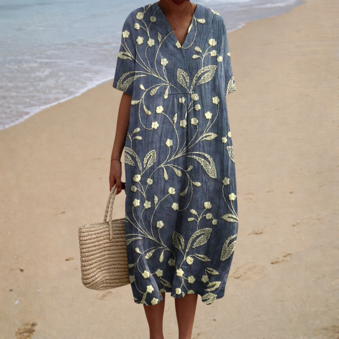 Élora | Vestido Midi Bohemio