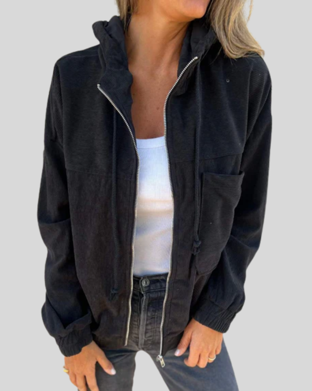 Manon | Chaqueta con Cremallera Casual
