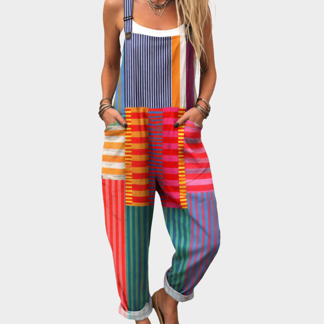 Cómoda Pantalón de Tirantes Impreso