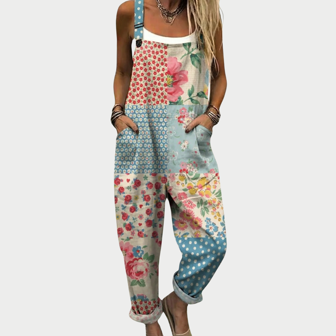 Pantalón de Tirantes Impreso y Cómodo