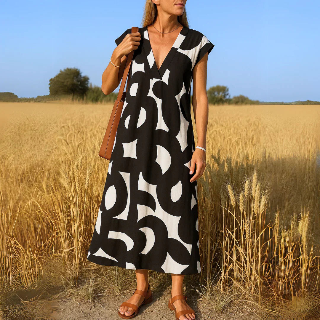 Ésméria | Vestido Gráfico Riviera