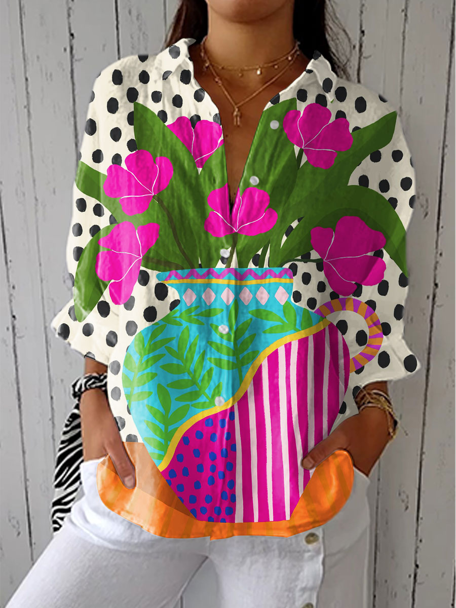 Ophélie | Blusa Artística Floral