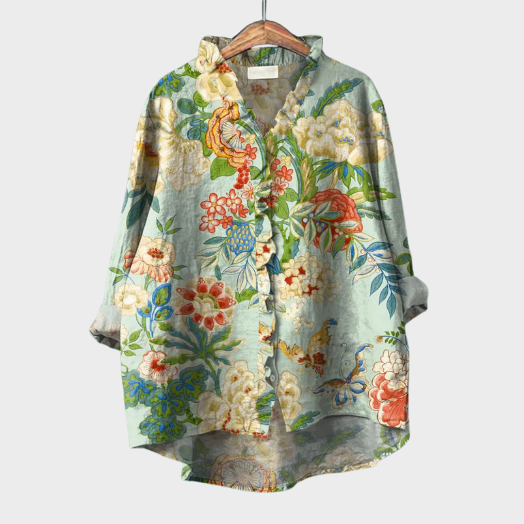 Perrine | Blusa Floral Romántica
