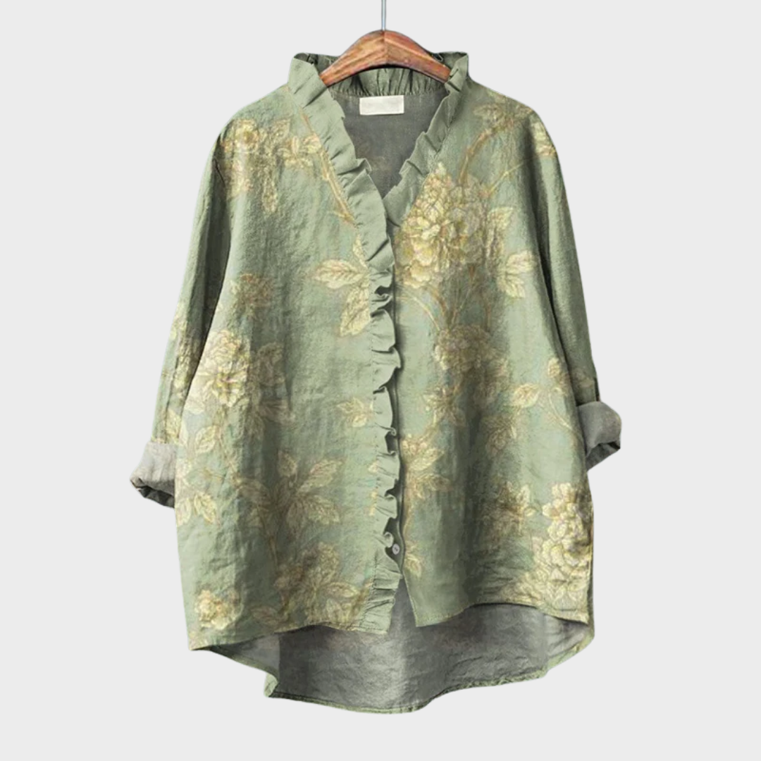 Léontine | Blusa Volantes Refinada