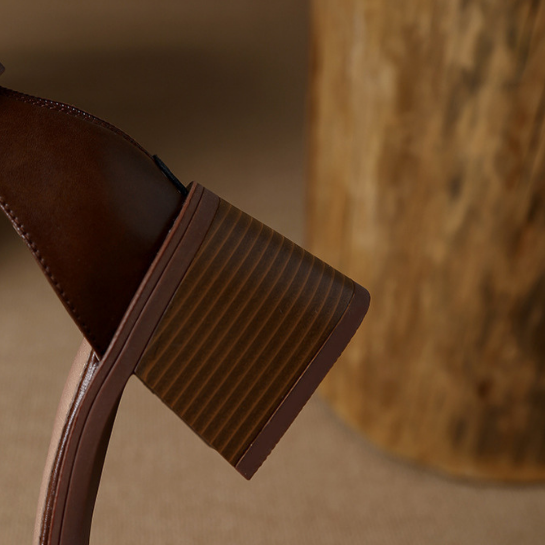 Graciela | Sandały z podwójnym paskiem