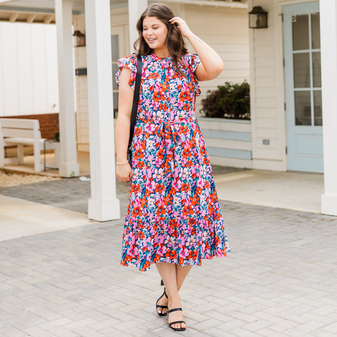 Vestido Maxi Elegante y Encantado, Rosa
