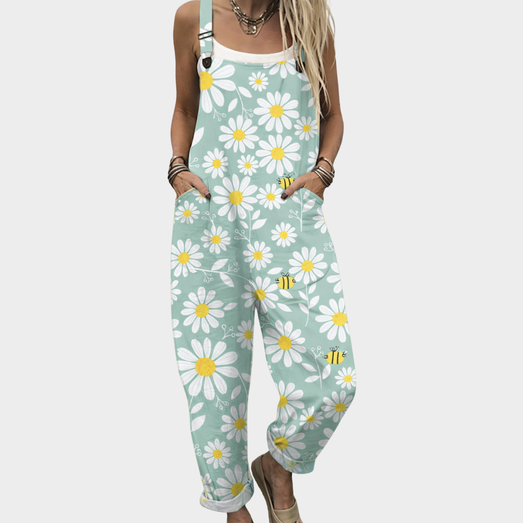 Cómoda Pantalón de Tirantes Impreso