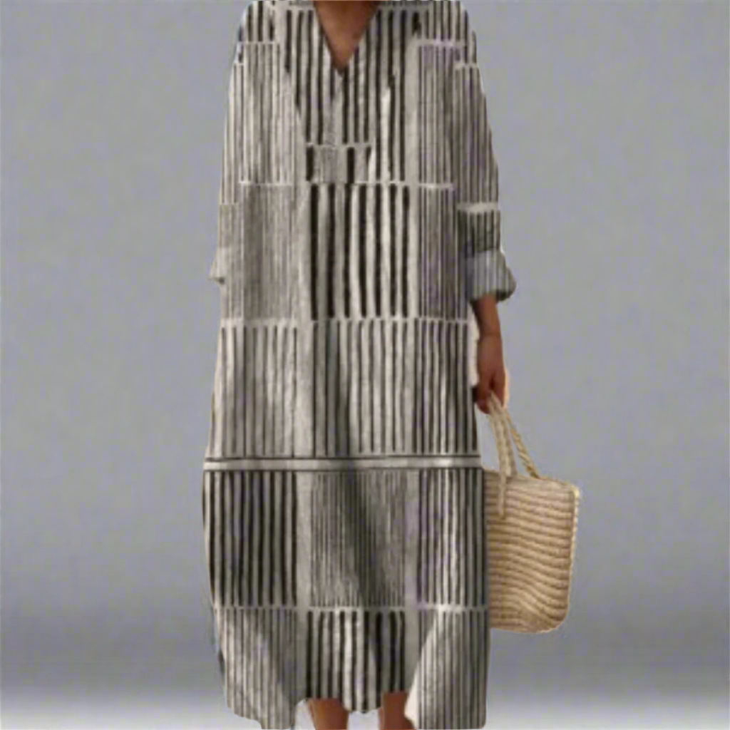 Loréline | Vestido Gráfico Minimalista