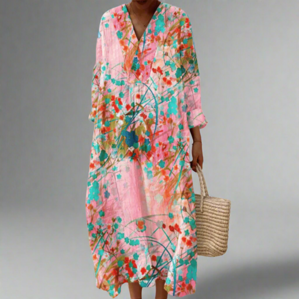 Mélisandre | Vestido Floral Acuarela