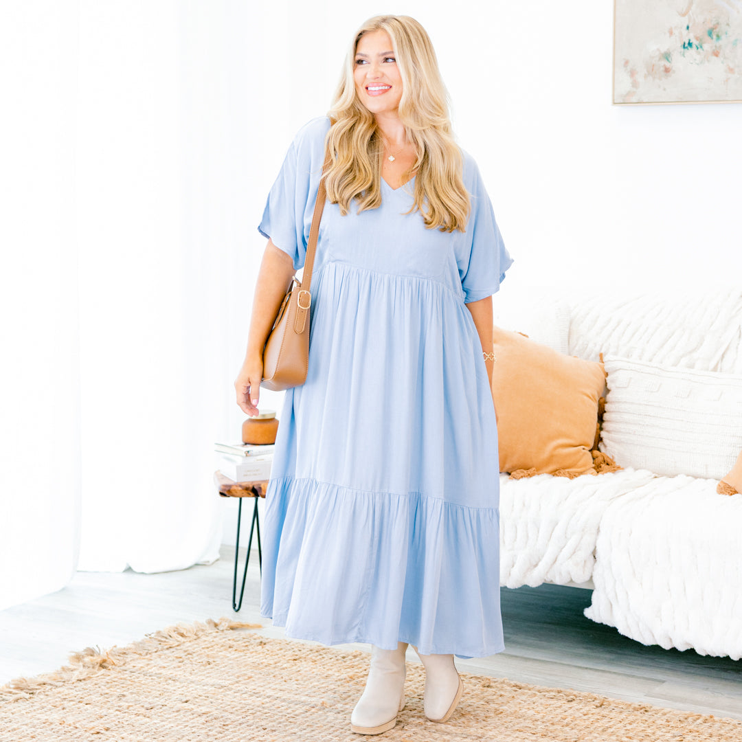 Vestido Somewhere In Between, Azul Cielo