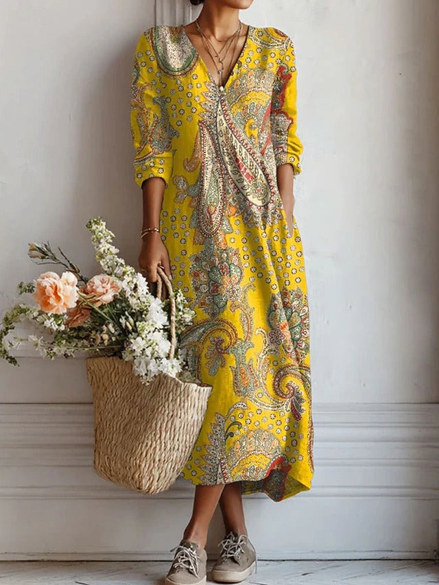 Azélie | Vestido Impreso Sol