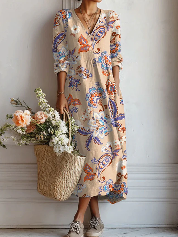 Violette | Vestido Impreso Cachemira