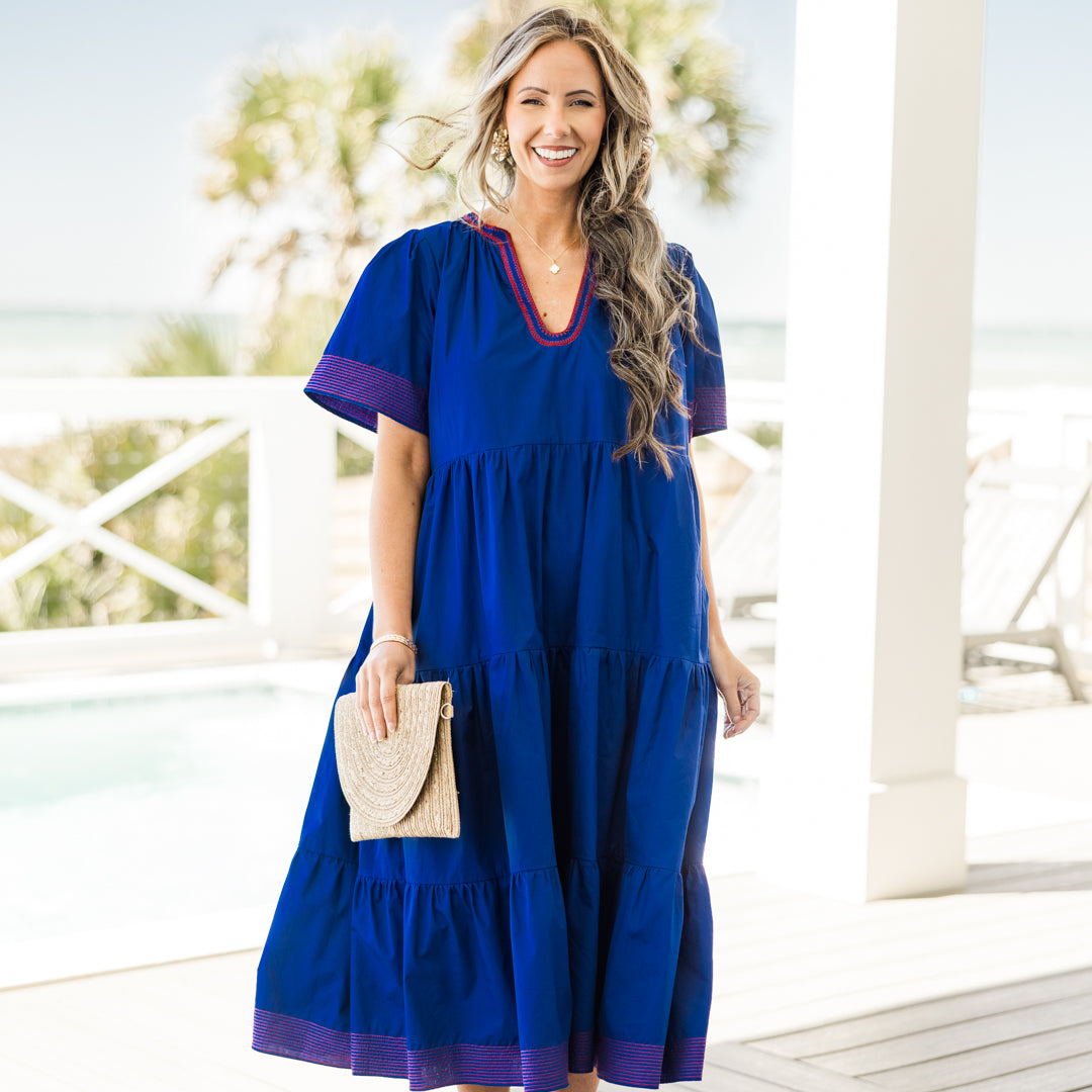 Vestido Straight Shot, Marino