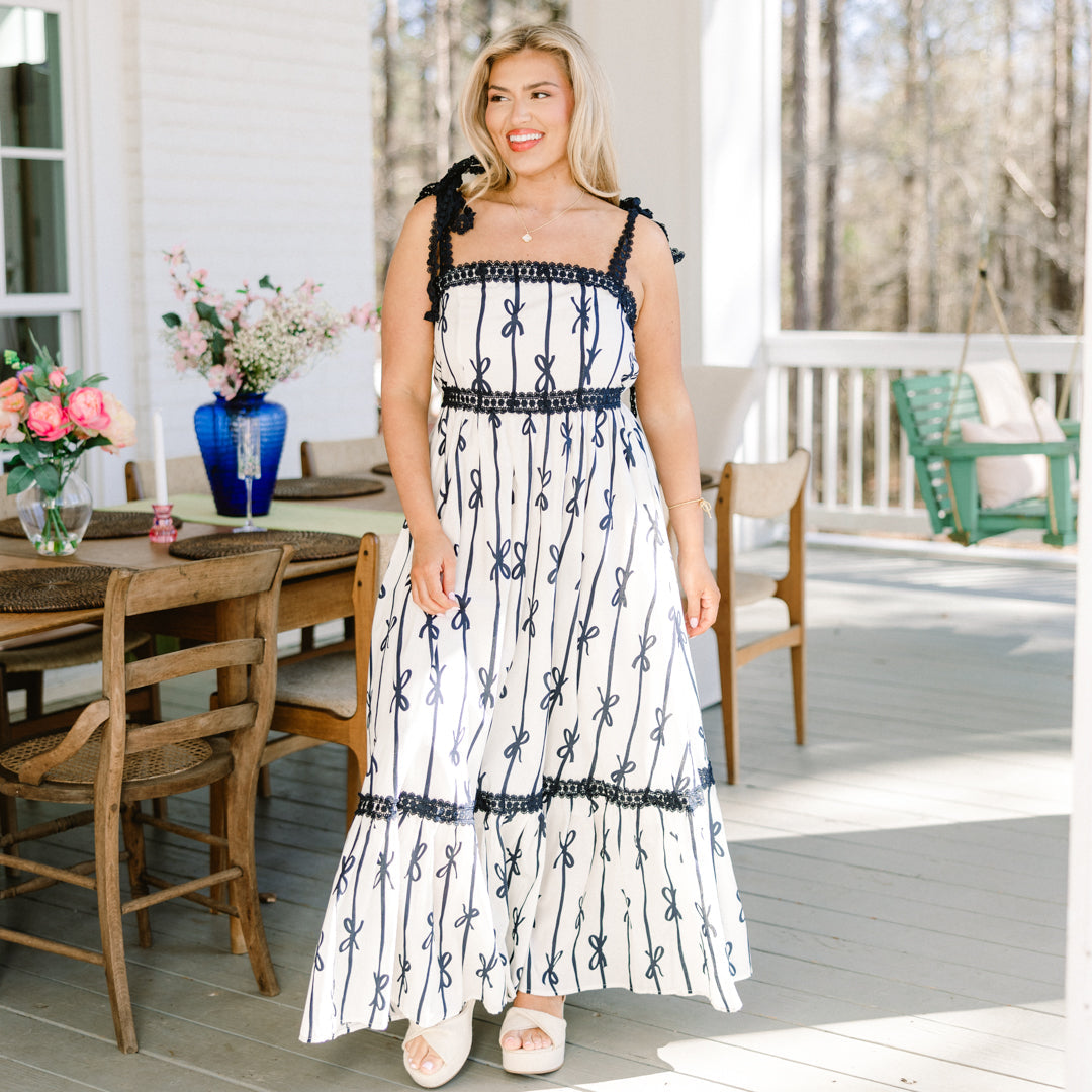 El Vestido Maxi Secreto del Jardín, Marino