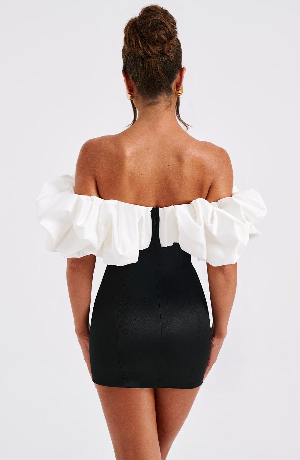 Sukienka Mini Allie - Czarny/Biały