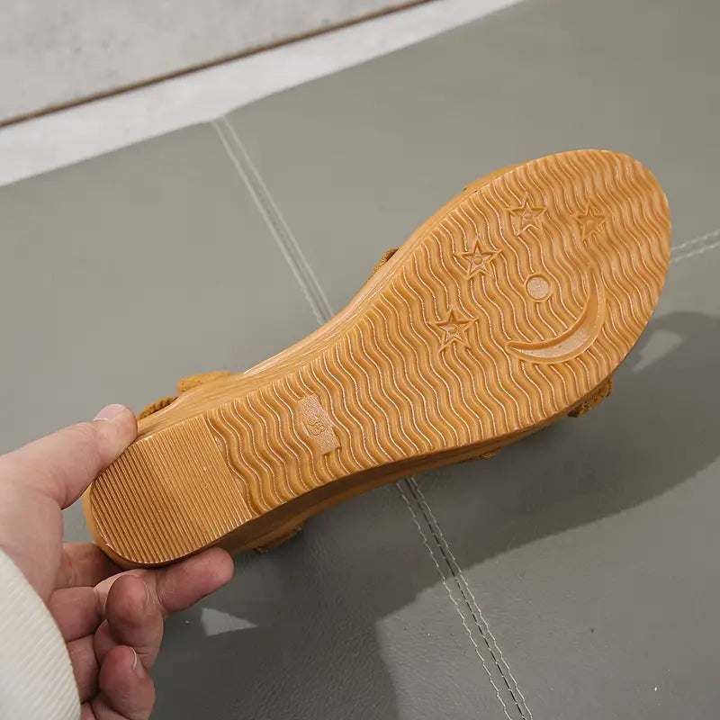 Laura | Sandały na platformie w stylu boho