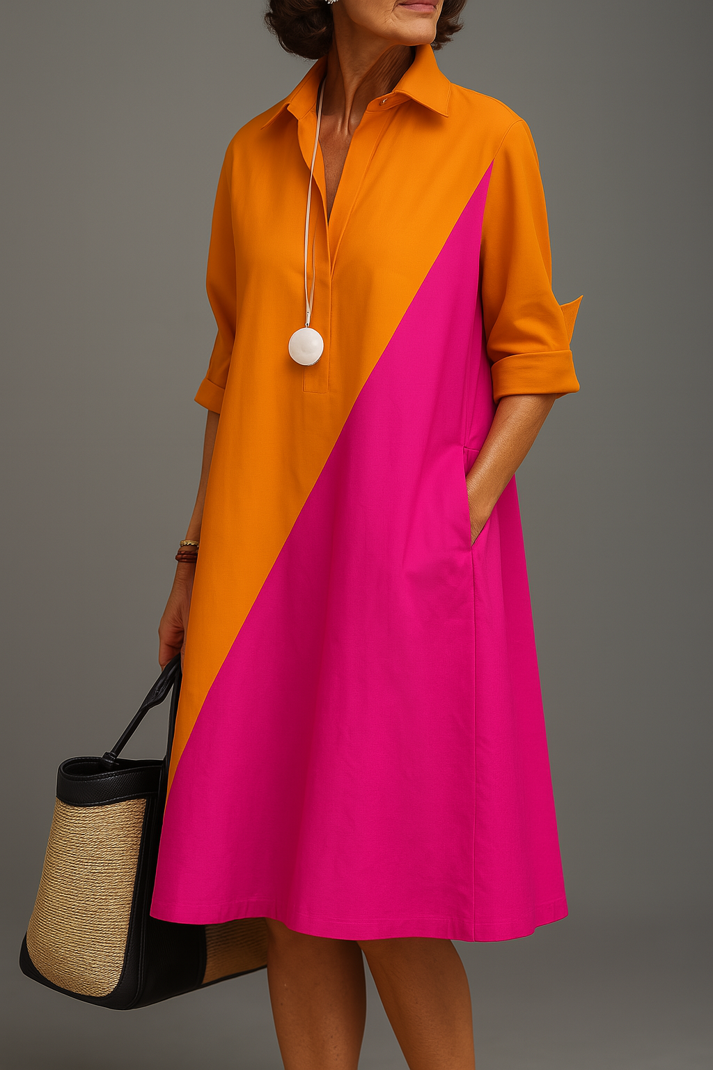 Clara | Vestido Midi Moderno