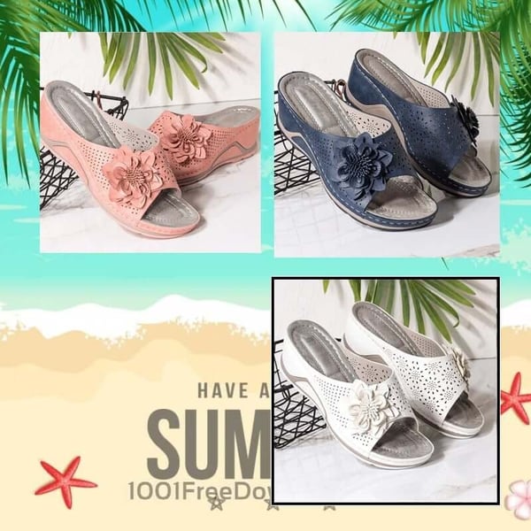 Renata | Skórzane ortopedyczne sandały z wkładką na łuk stopy