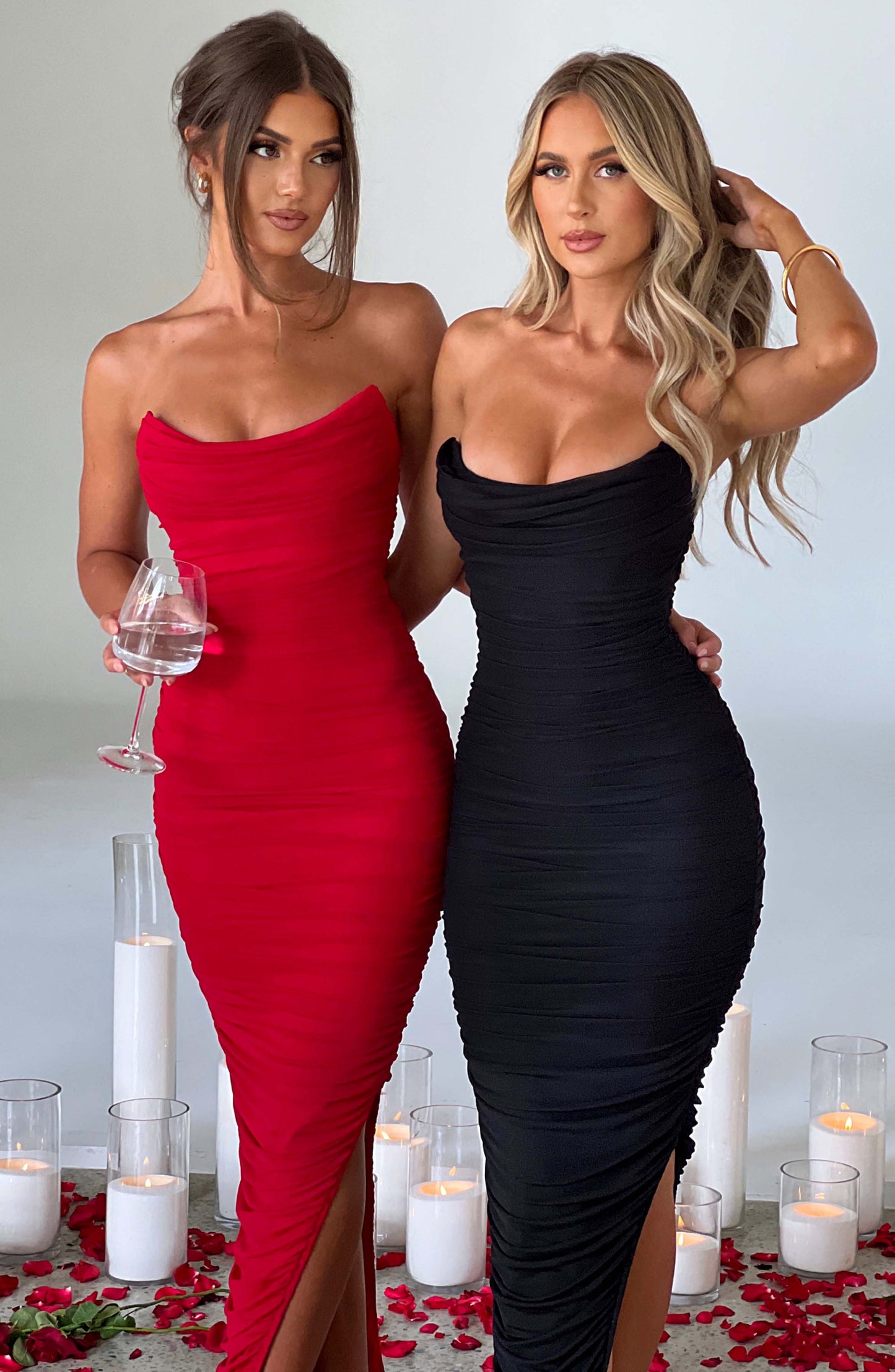 Długa sukienka Maxi Demi - Czarna