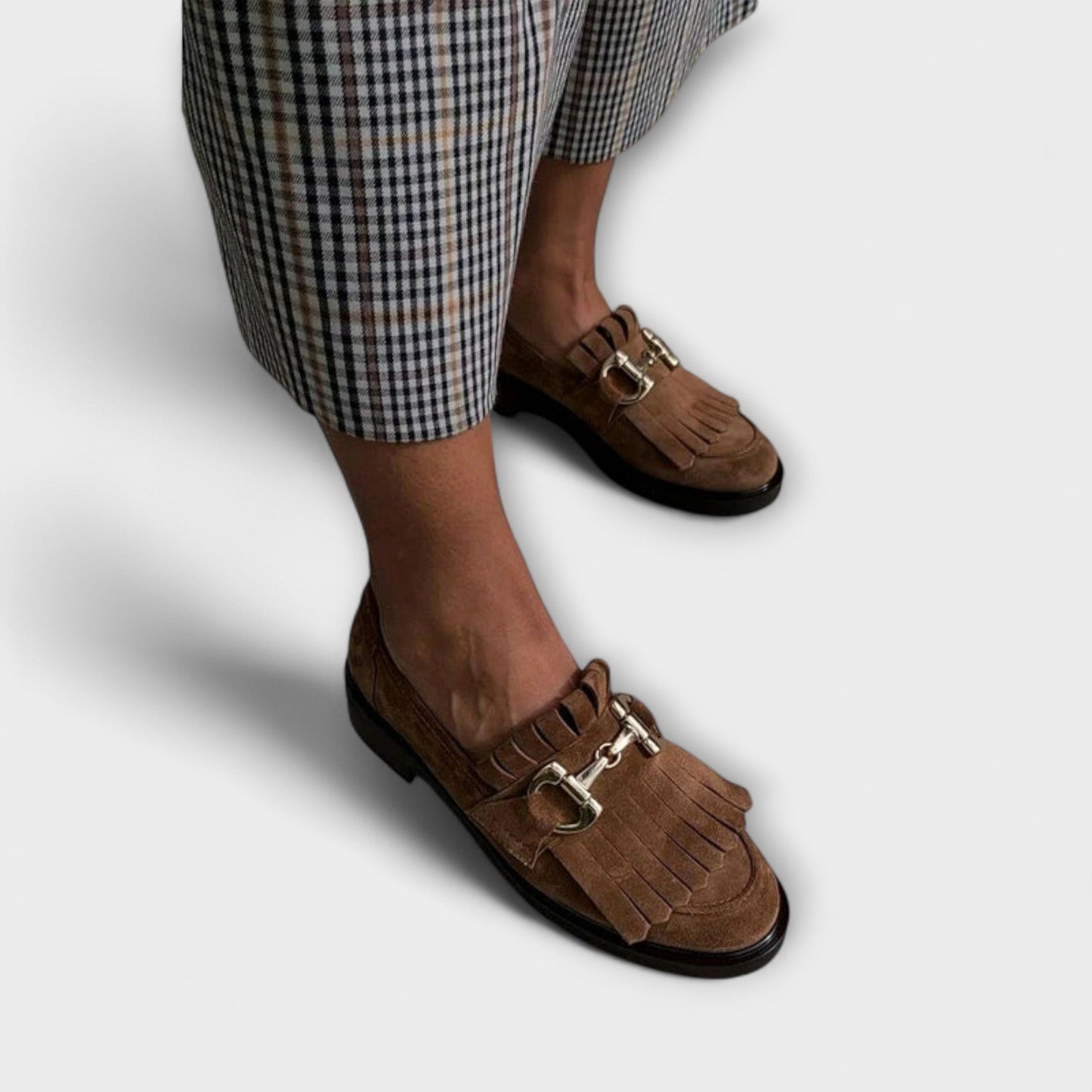 Camilla | Mocasines con Flecos y Hebilla Chic
