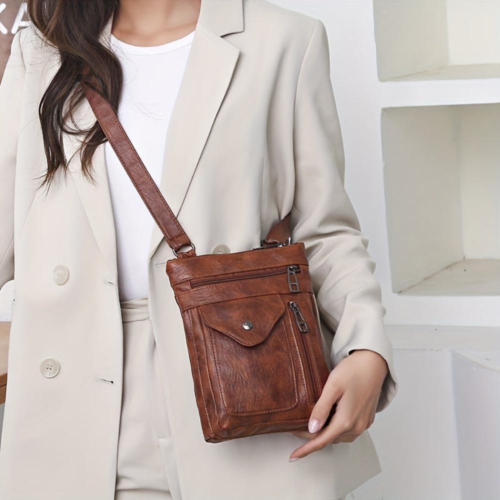 Isaline | Bolso Bandolera Compacto Multi-Bolsillos