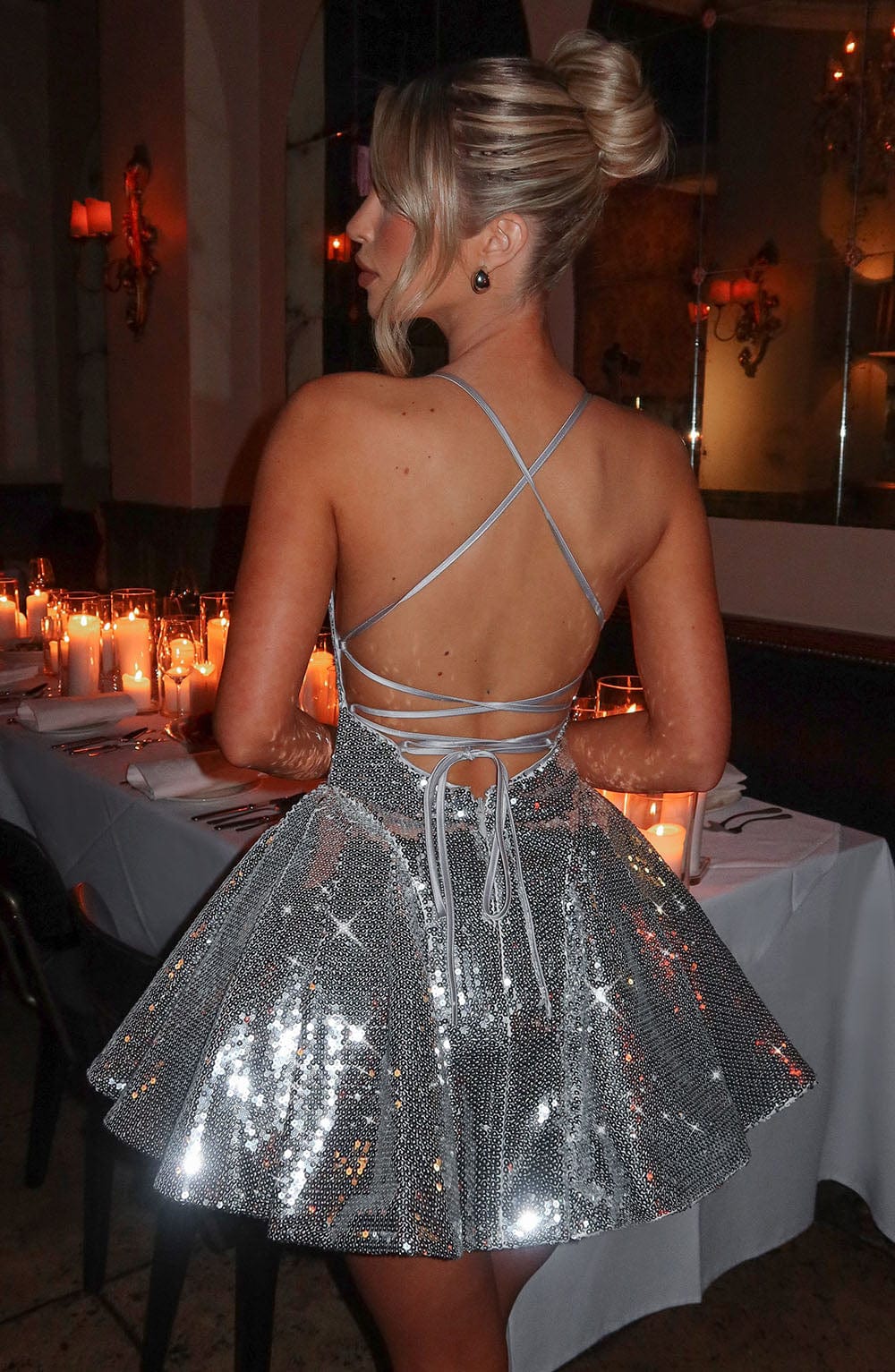 Czarna mini sukienka Electra