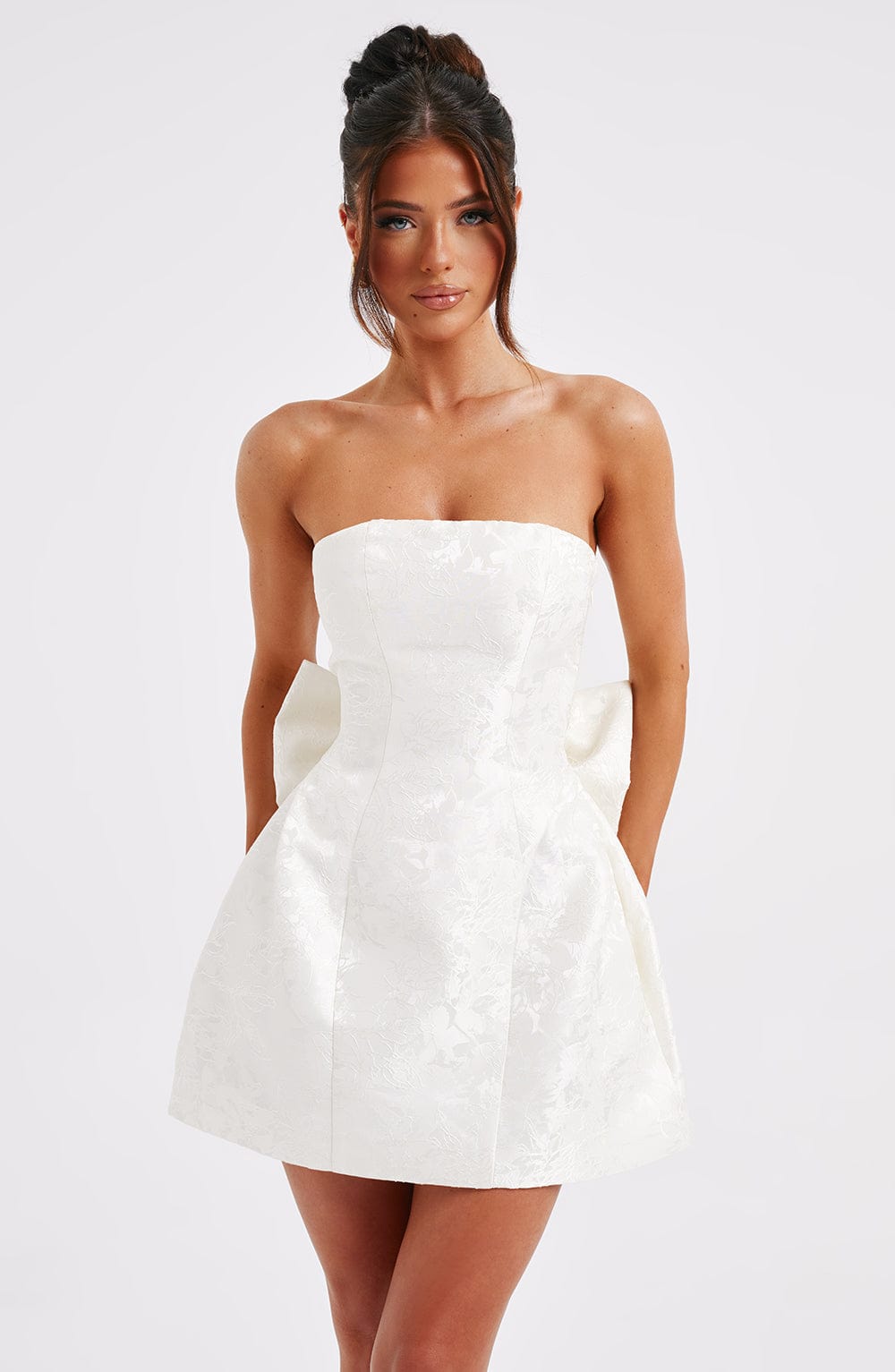 Sukienka Mini Elenora - kość słoniowa