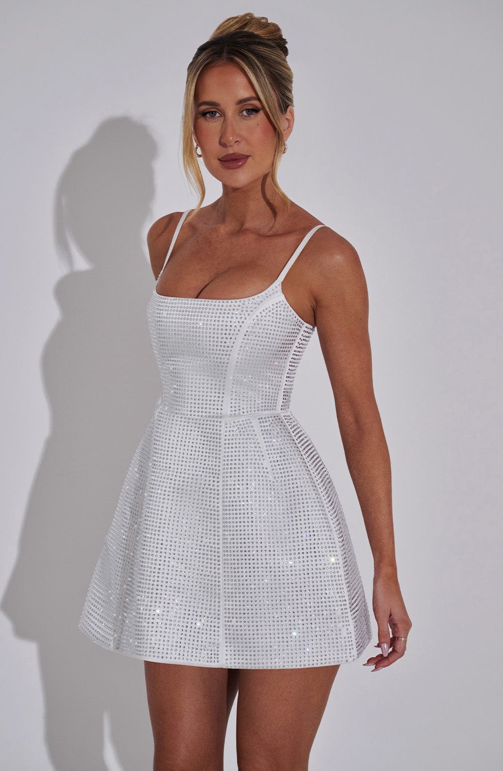 Mini Sukienka Emma - Marmurkowa