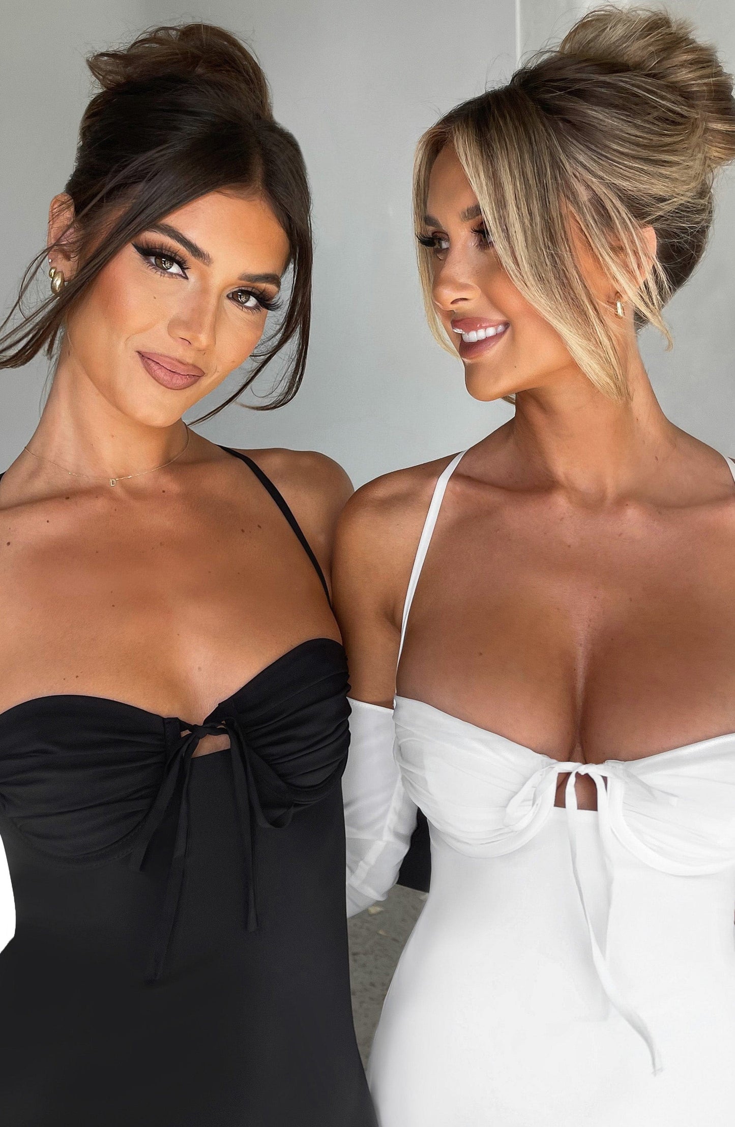 Mini sukienka Fiona - Kość słoniowa