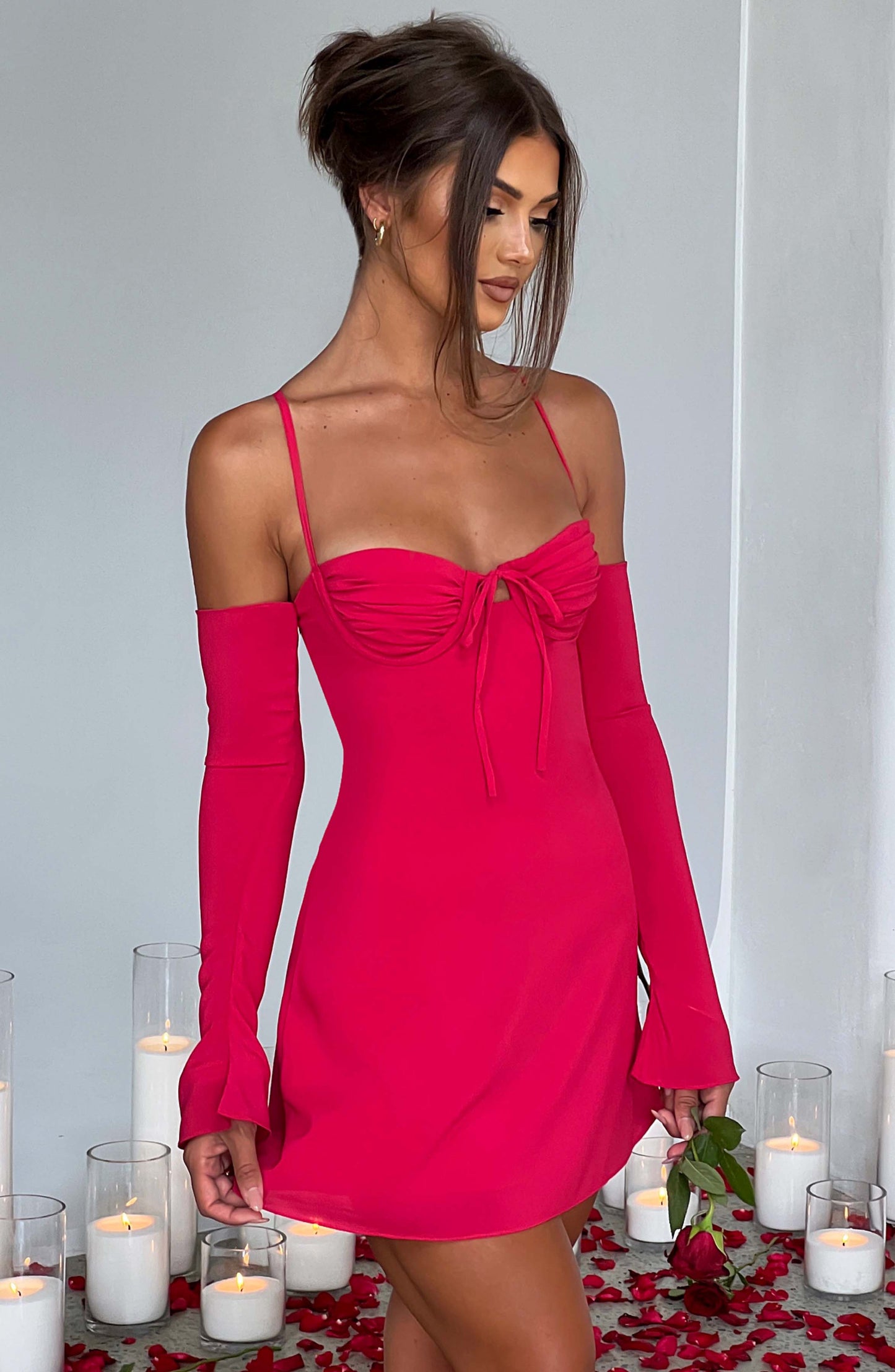 Sukienka Mini Fiona - Różowa