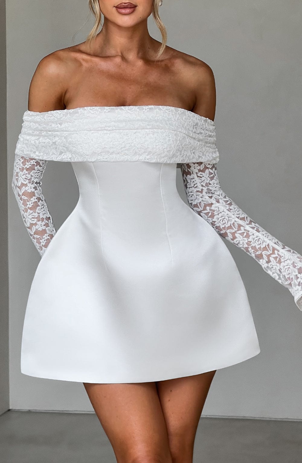 Sukienka Mini Georgianna - Beczynowy