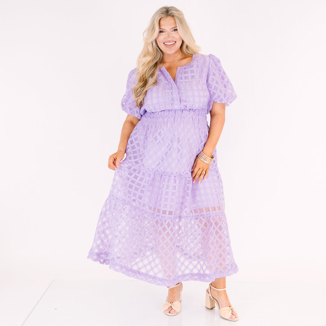Vestido Just Because, Lila