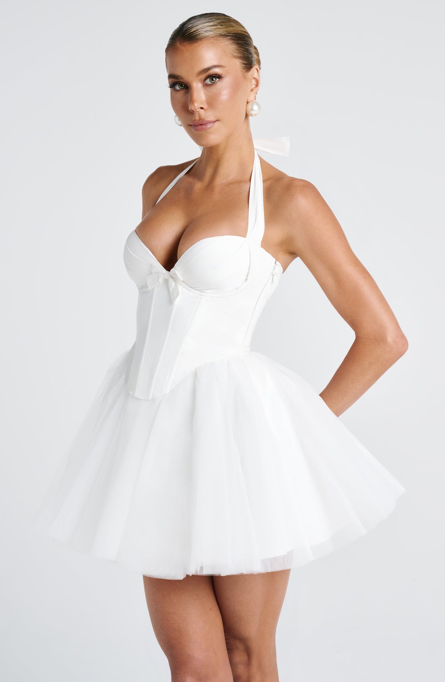 Sukienka Mini Keely - kość słoniowa