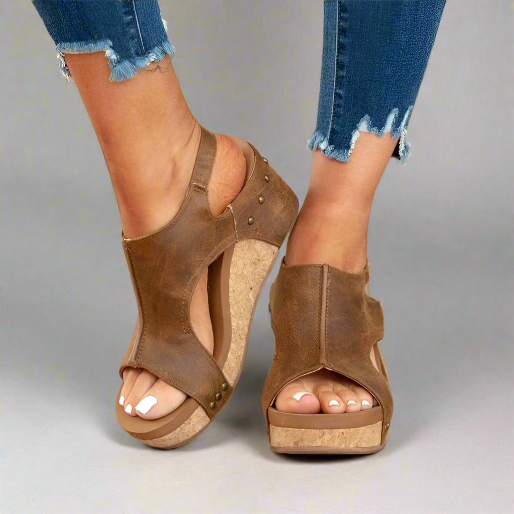 Rita | Skórzane sandały ortopedyczne