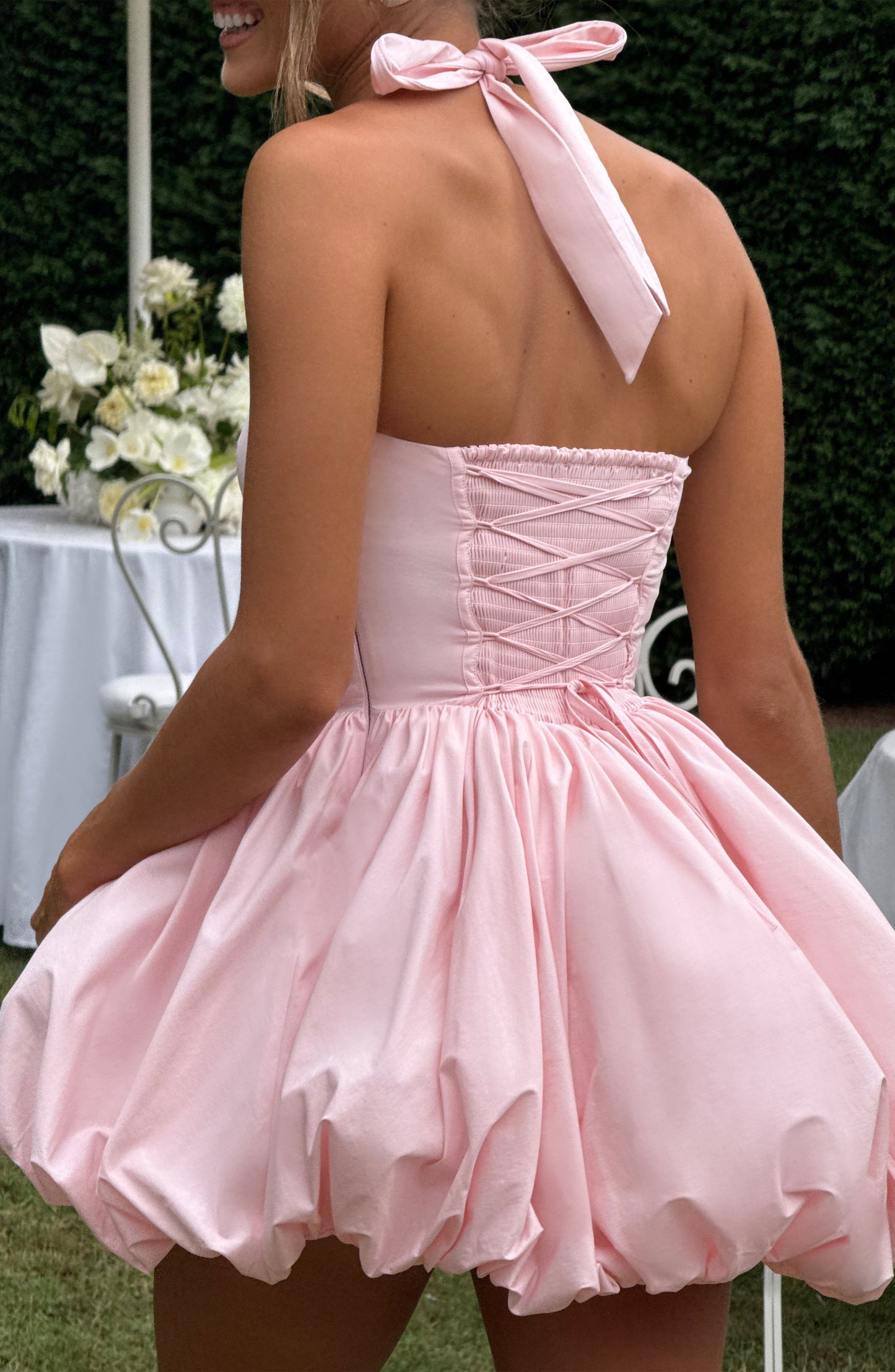 Sukienka Mini Maricia - Różowa mglisteczna