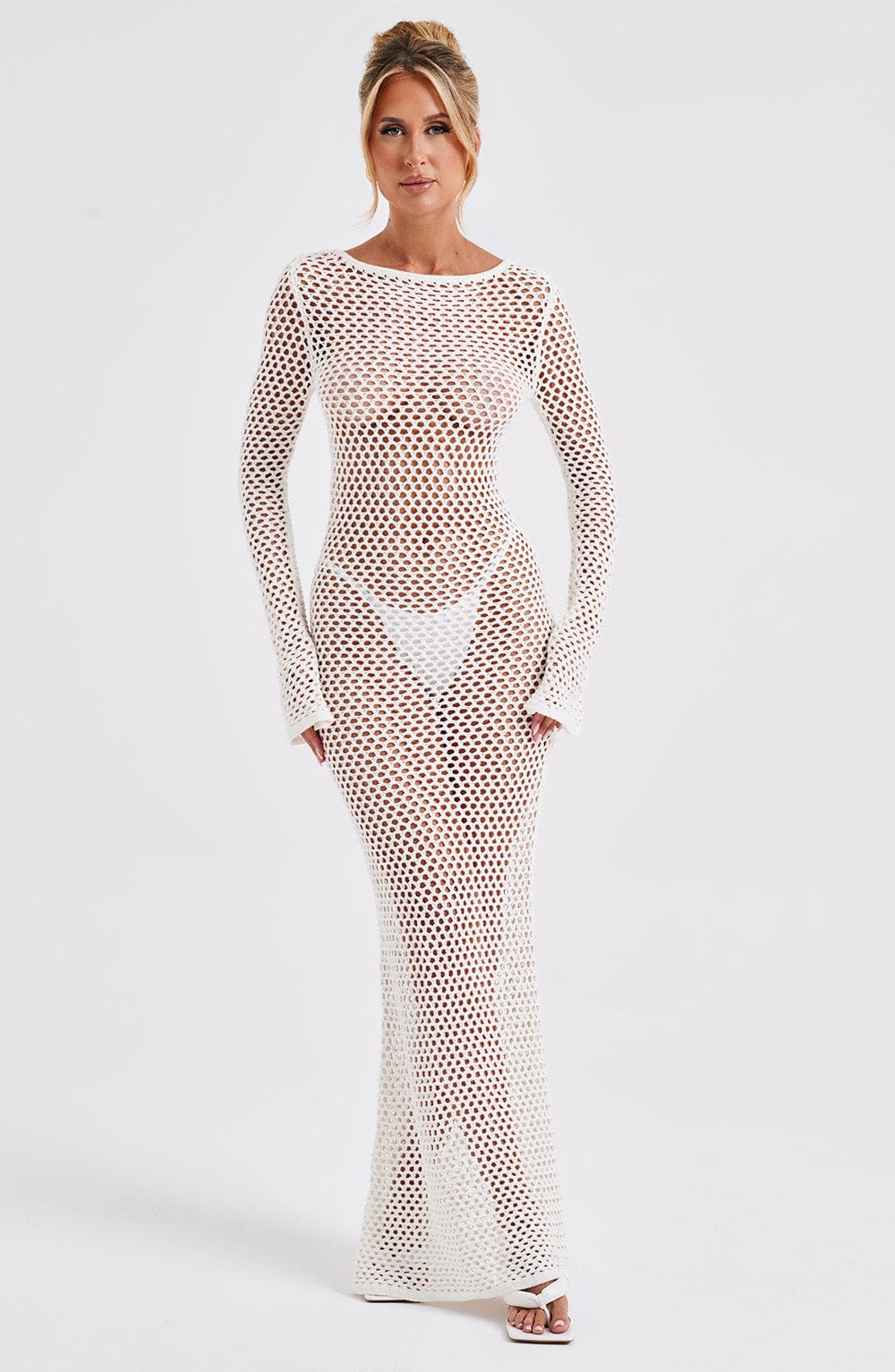 Maxi sukienka Moana - Biała