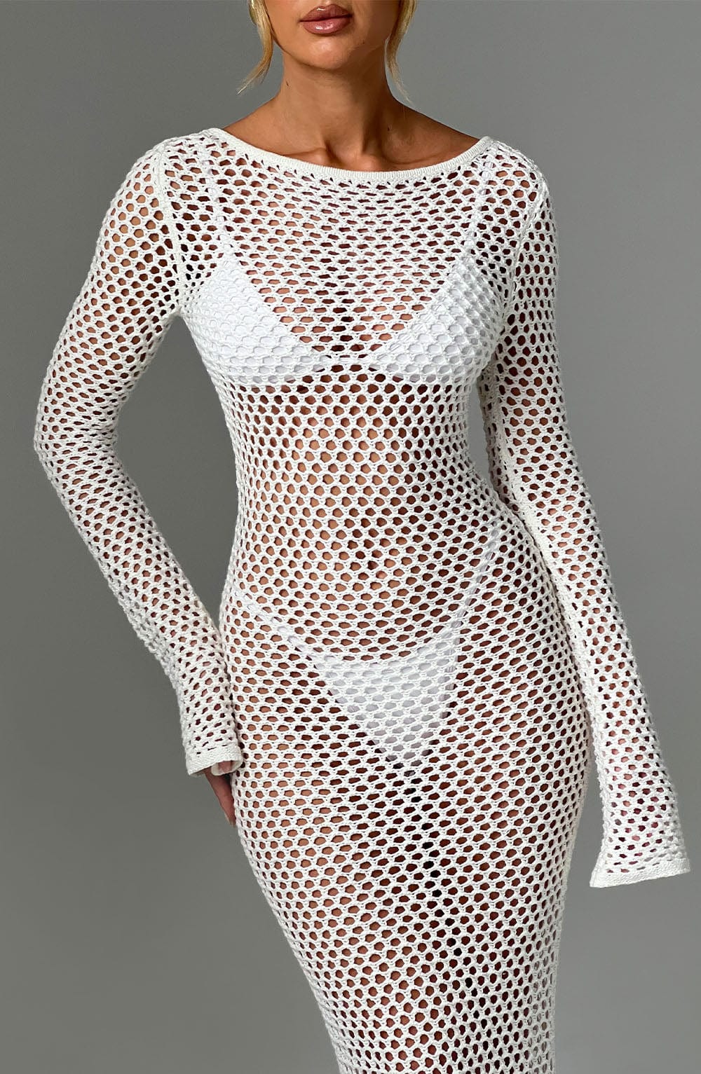 Maxi sukienka Moana - Biała