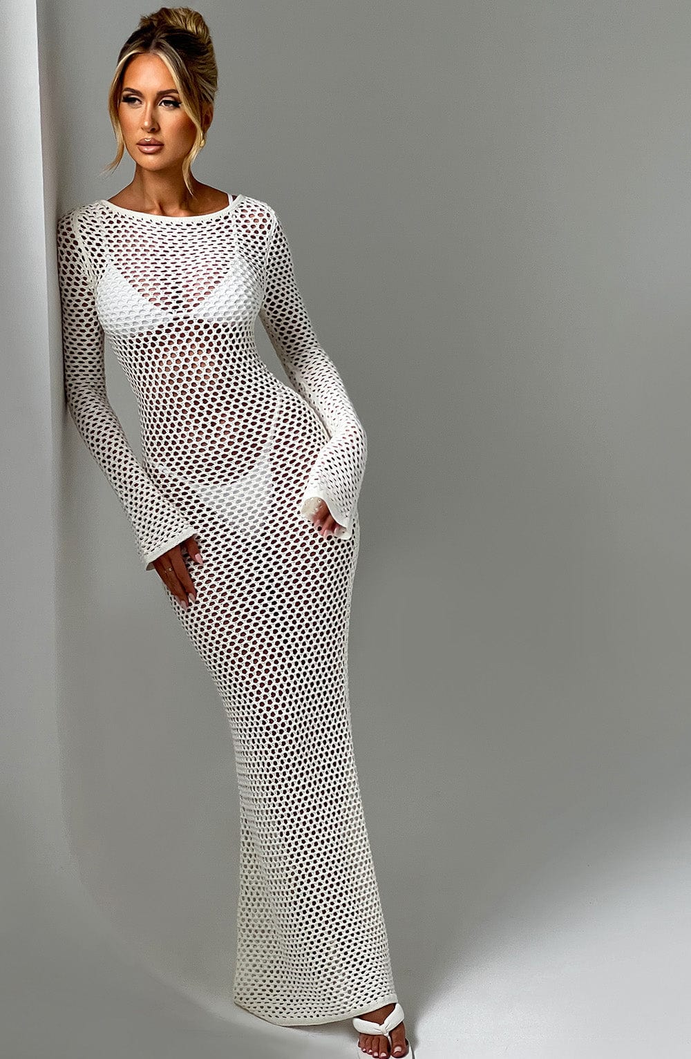 Maxi sukienka Moana - Biała