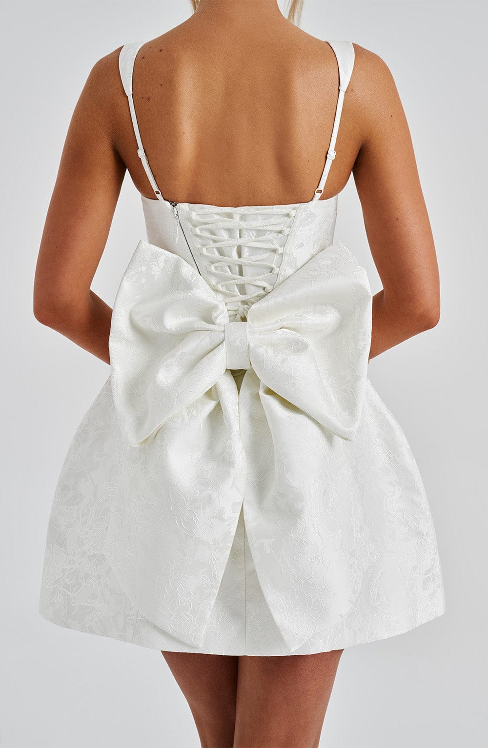 Krótka sukienka Orla - Kość słoniowa